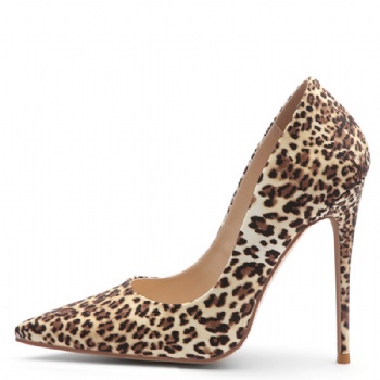 Leopard print high heels