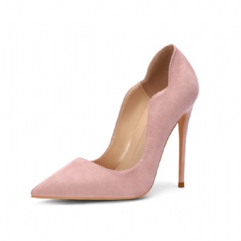 suede women's high heels