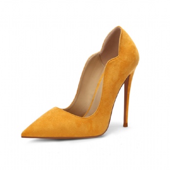 suede women's high heels